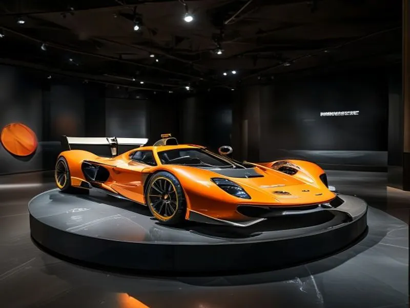 McLaren F1 in een museum